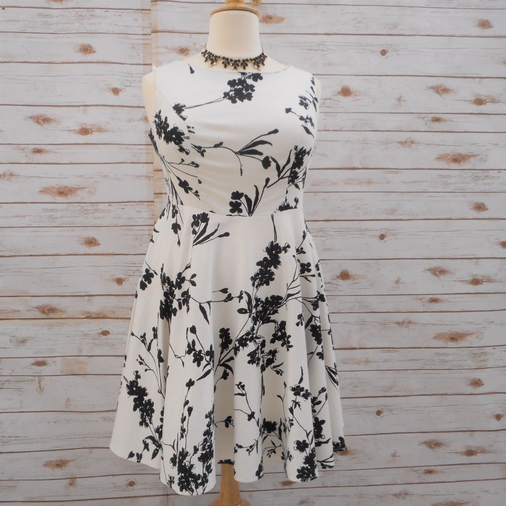 NWOT Boatneck vintage inspired dress